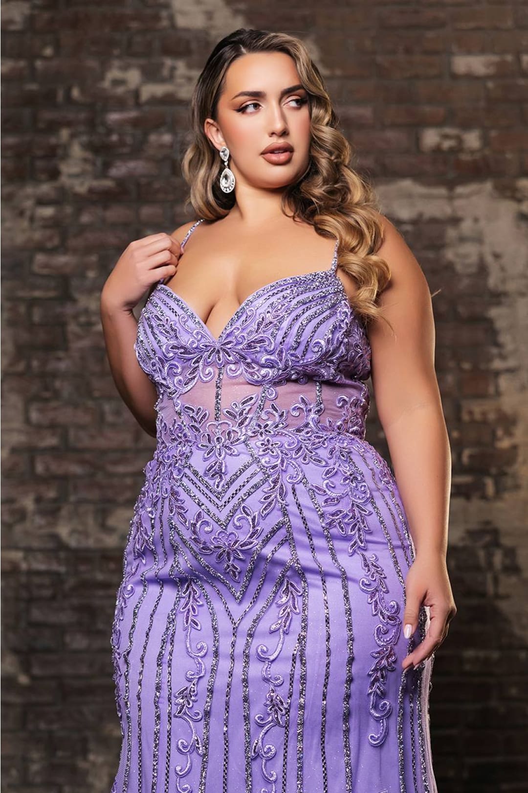 Royal Queen RQ8144 Luxurious Mermaid Prom Dress with Fine Embroidery