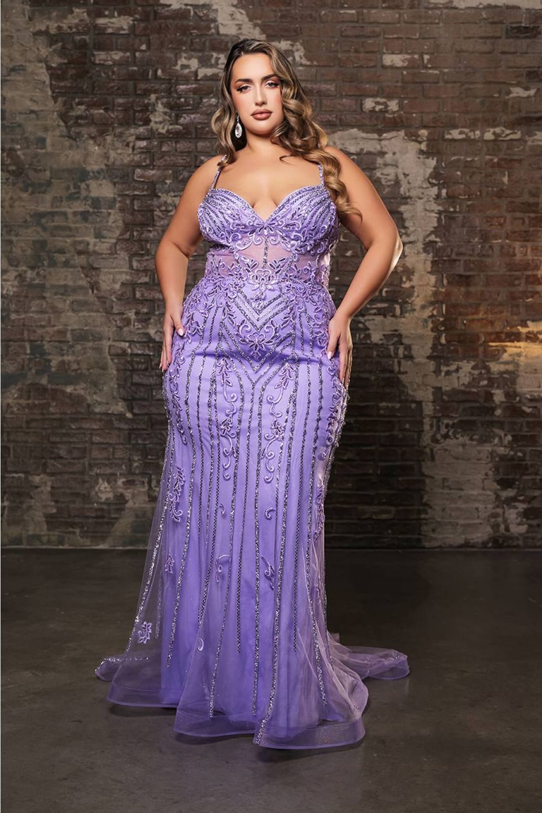 Royal Queen RQ8144 Luxurious Mermaid Prom Dress with Fine Embroidery