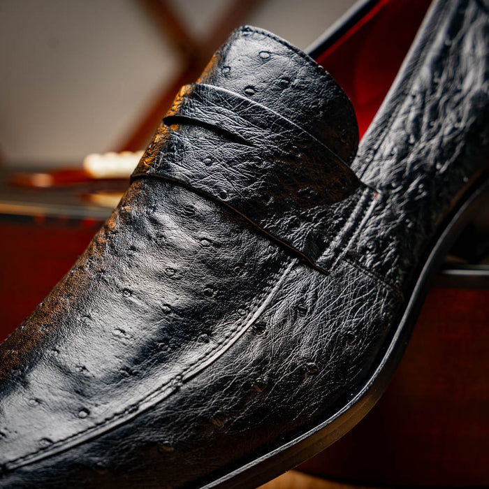Marco_Di_Milano Salvatore Black Leather Luxury Shoe