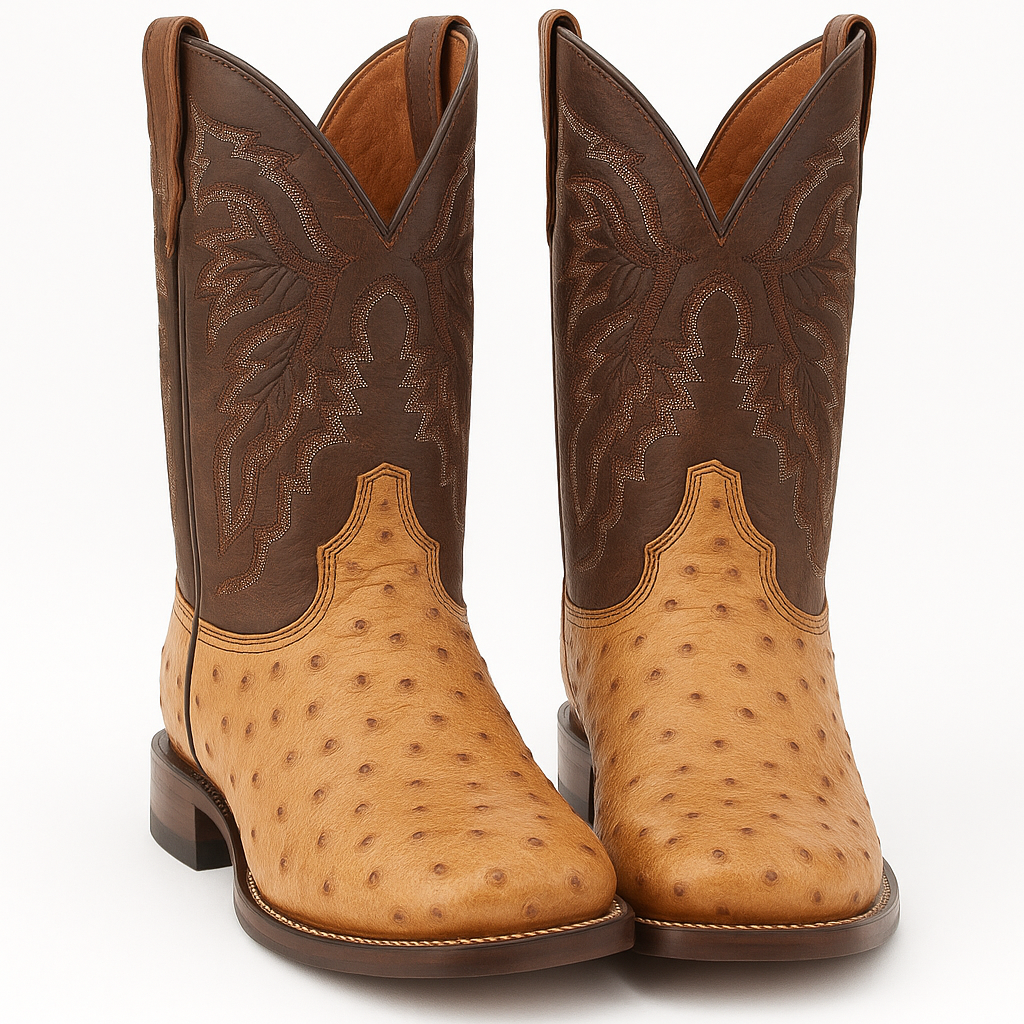 ALAMOSA FULL QUILL OSTRICH BOOT