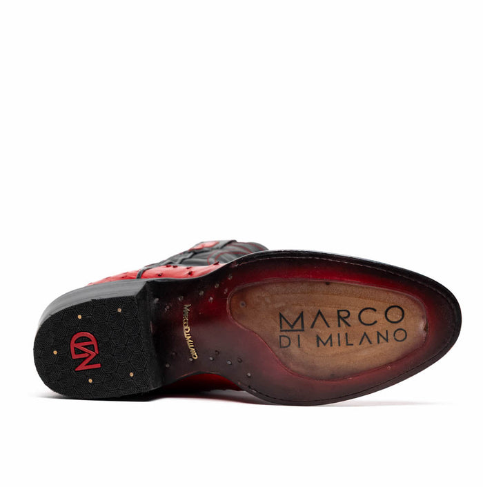Marco Di Milano Savannah Red Leather Loafers