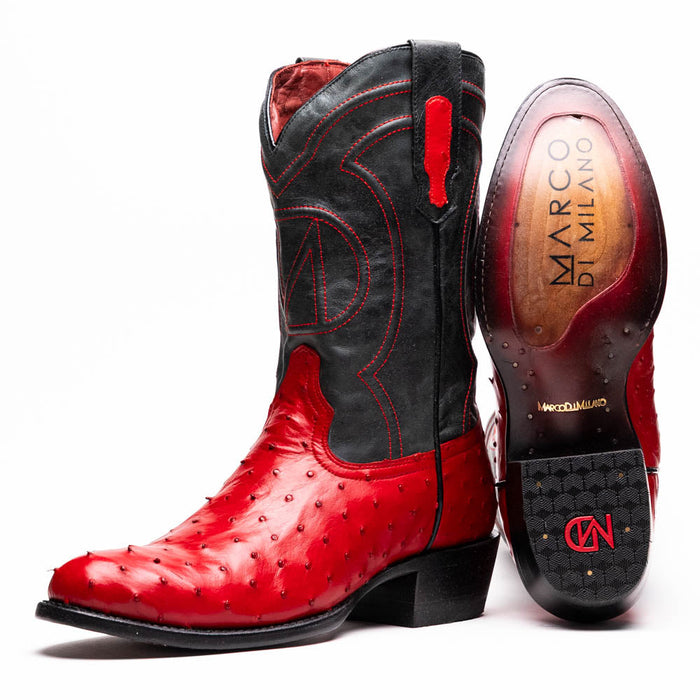 Marco Di Milano Savannah Red Leather Loafers