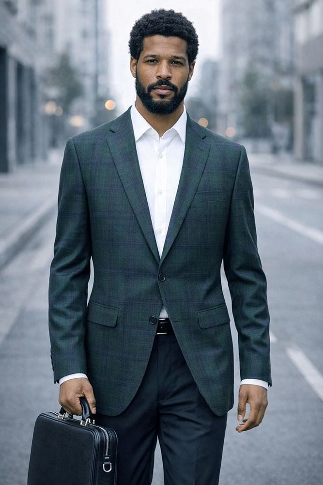 Hunter Green Blazer Mens Sport Coat