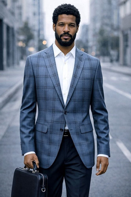 Indigo Blazer Mens Sport Coat