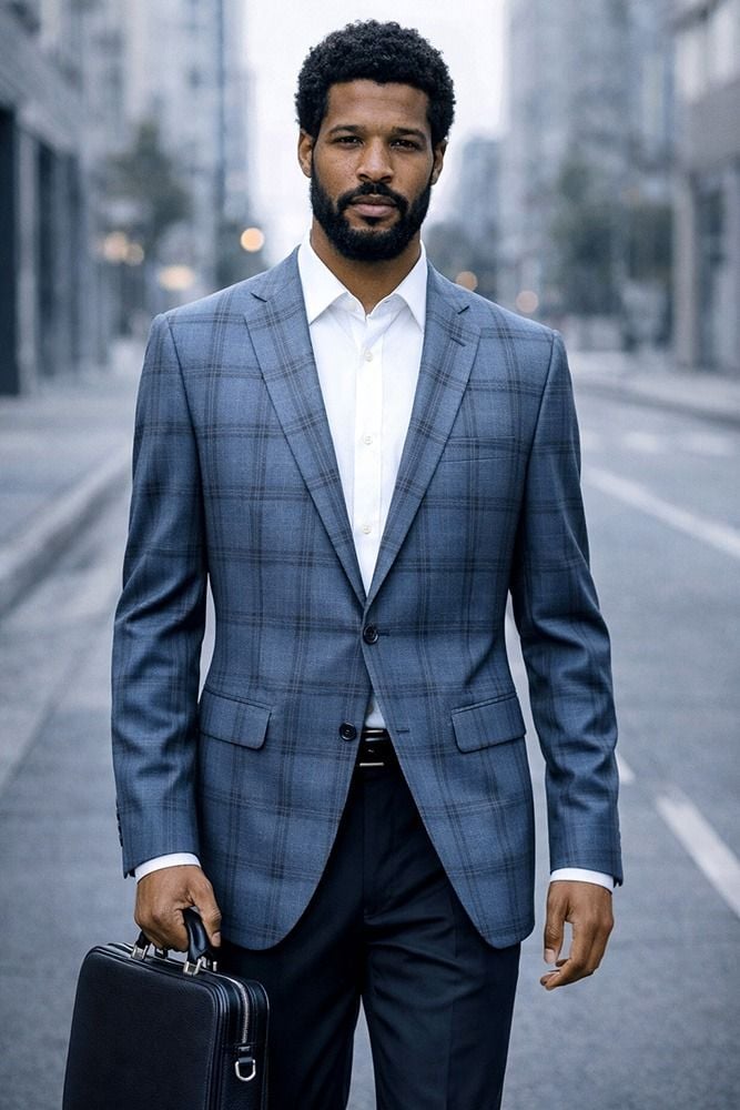 Indigo Blazer Mens Sport Coat