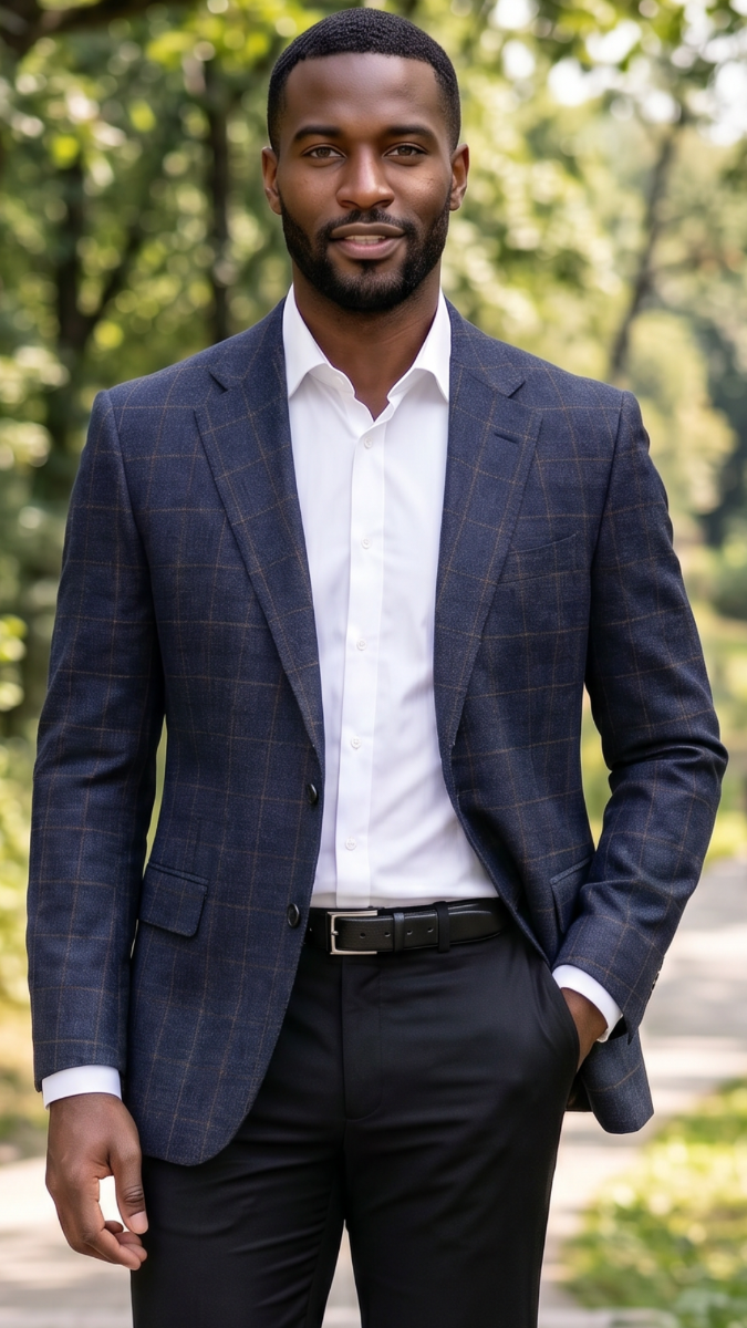 Cobalt Blazer Mens Sport Coat