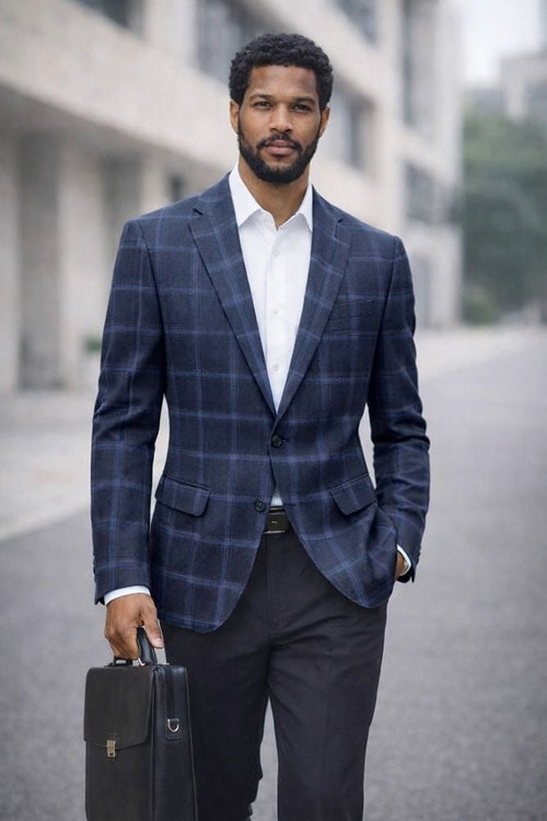 Blue Blazer Mens Sport Coat