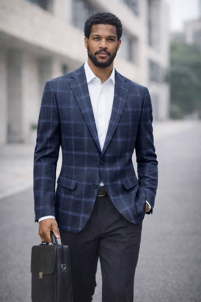 Blue Blazer Mens Sport Coat