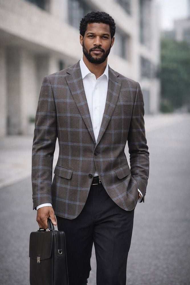 Brown Blazer Mens Sport Coat