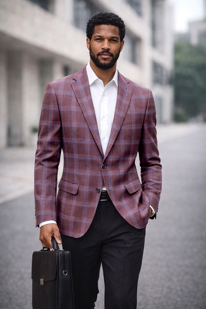 Mauve Blazer Mens Sport Coat