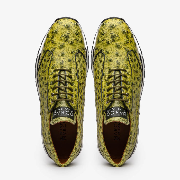 Marco Di Milano Scanno Antique Green Leather Shoe