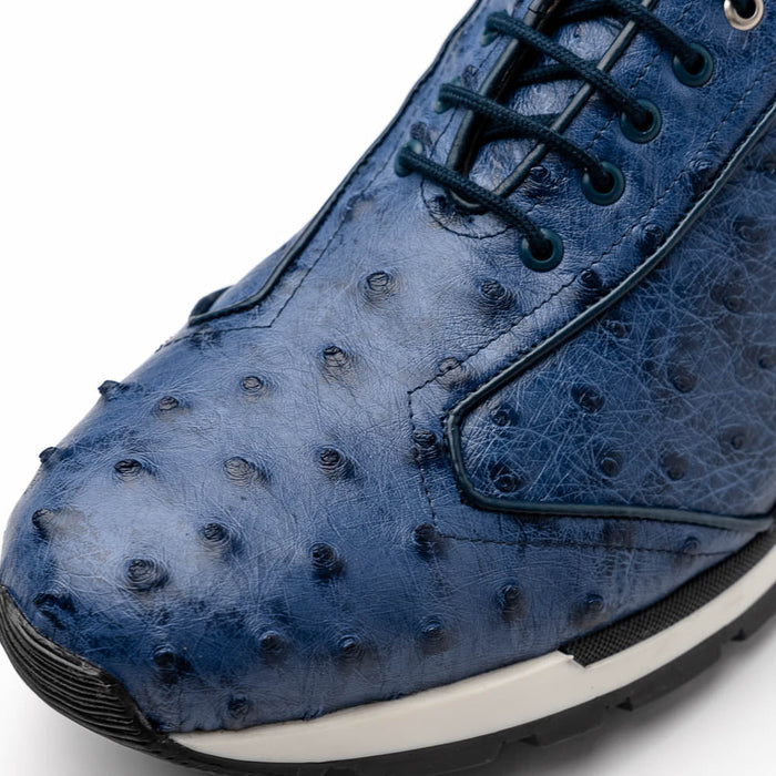 Marco Di Milano Scanno Antique Navy Leather Dress Shoe