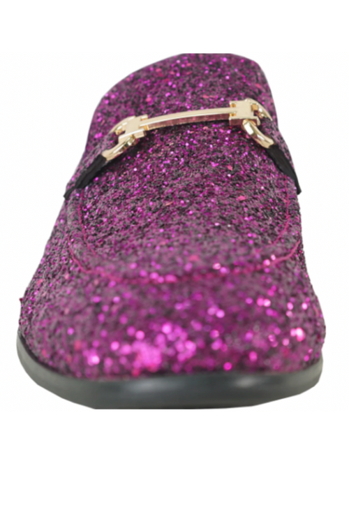 Glitter Purple Shoes by Bravoin