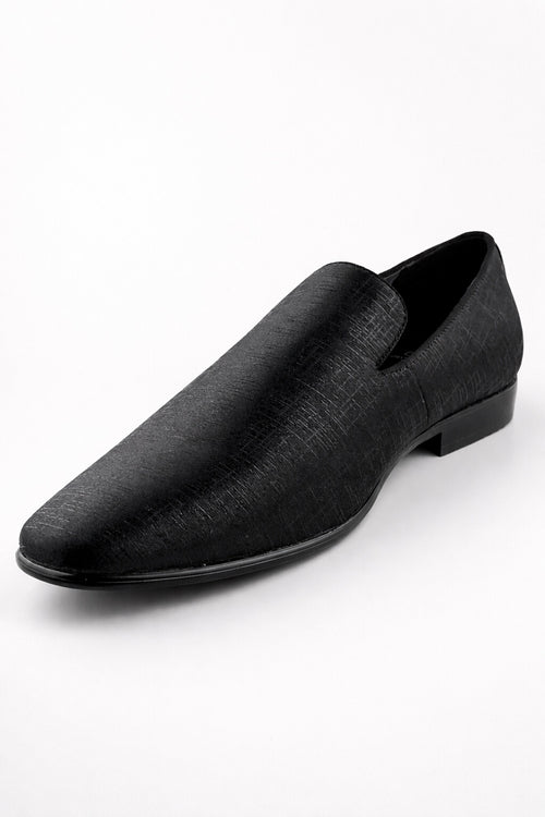 "Sharkskin" Black Couture 1910 Tuxedo Shoes