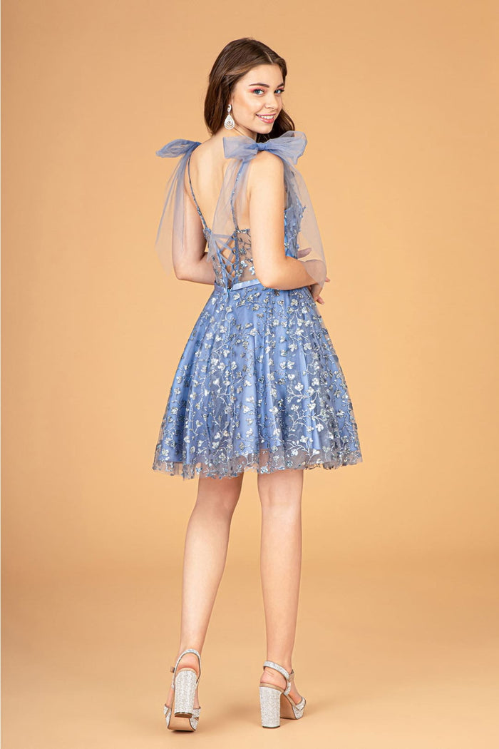 Glitter Homecoming Dress by Elizabeth KGS3088