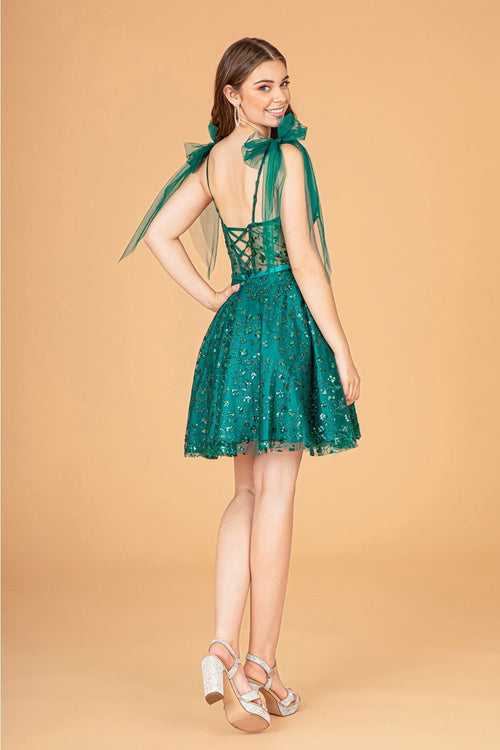 Glitter Homecoming Dress by Elizabeth KGS3088