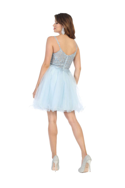Dama Dresses for Quinceanera in Baby Blue Style MQ1693 Quince Outfit