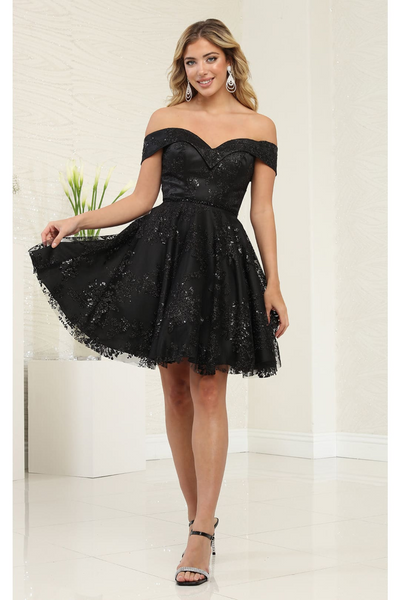 Dama Dresses for Quinceanera in Black Style MQ1933 Quince Outfit