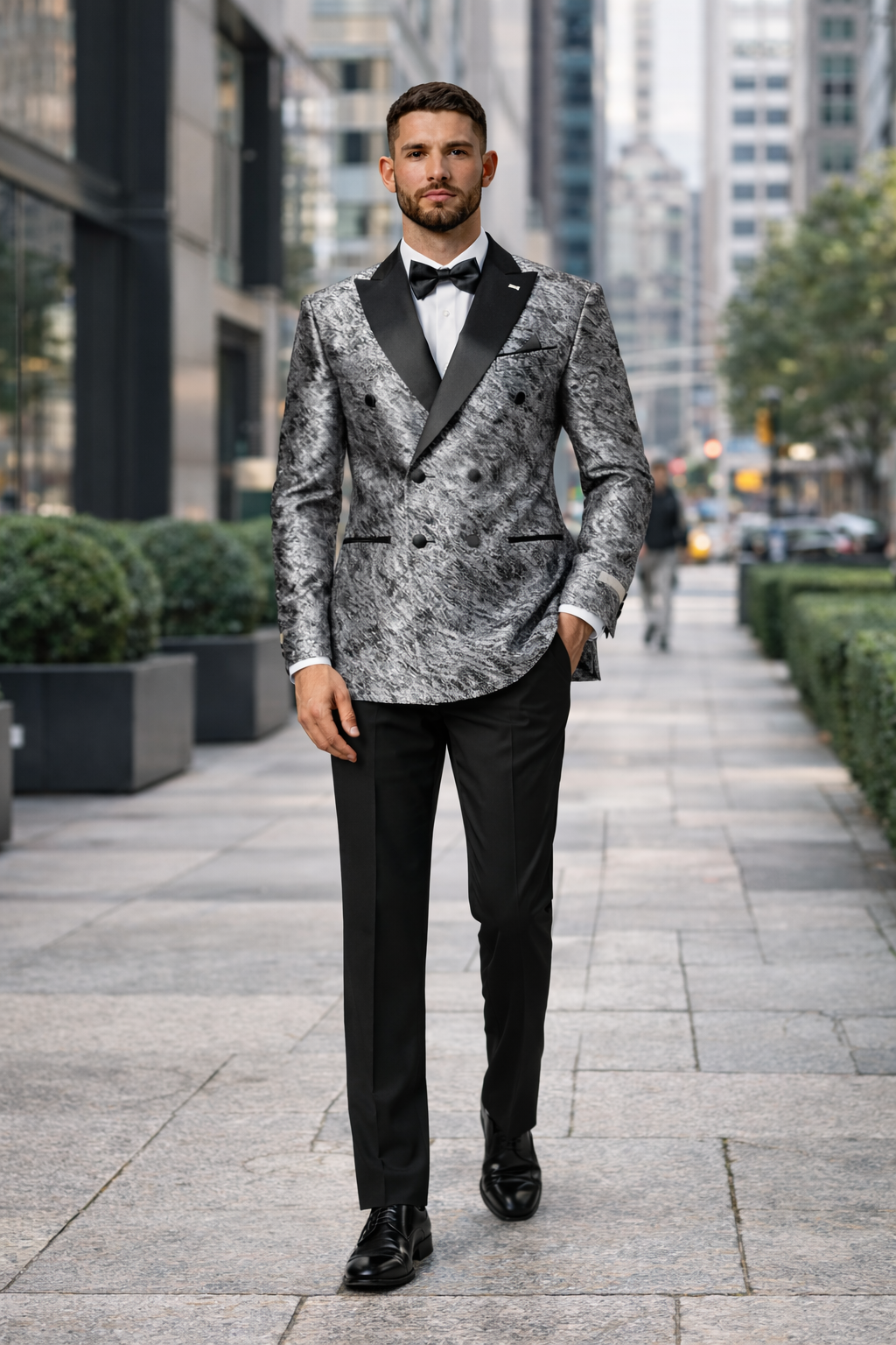 Stacy Adams Men's Hybrid Fit Sport Coat - High Fashion Pattern