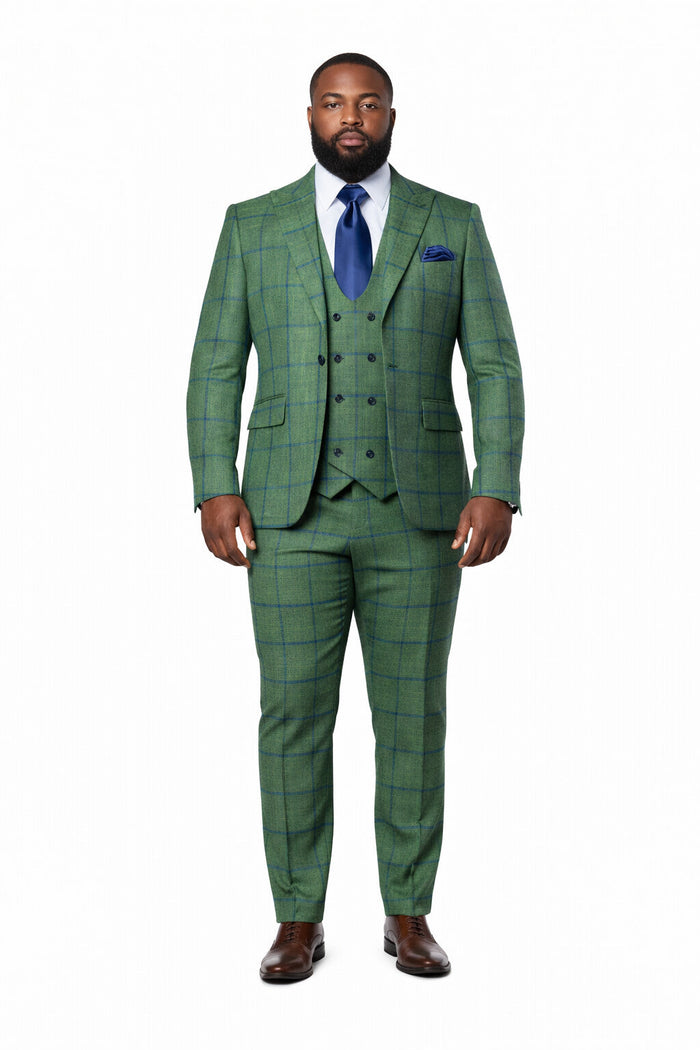 Rossi Man MAX RM1841 Slim Fit 3-Piece Suit - Men’s Formalwear by USA Men's Outlet