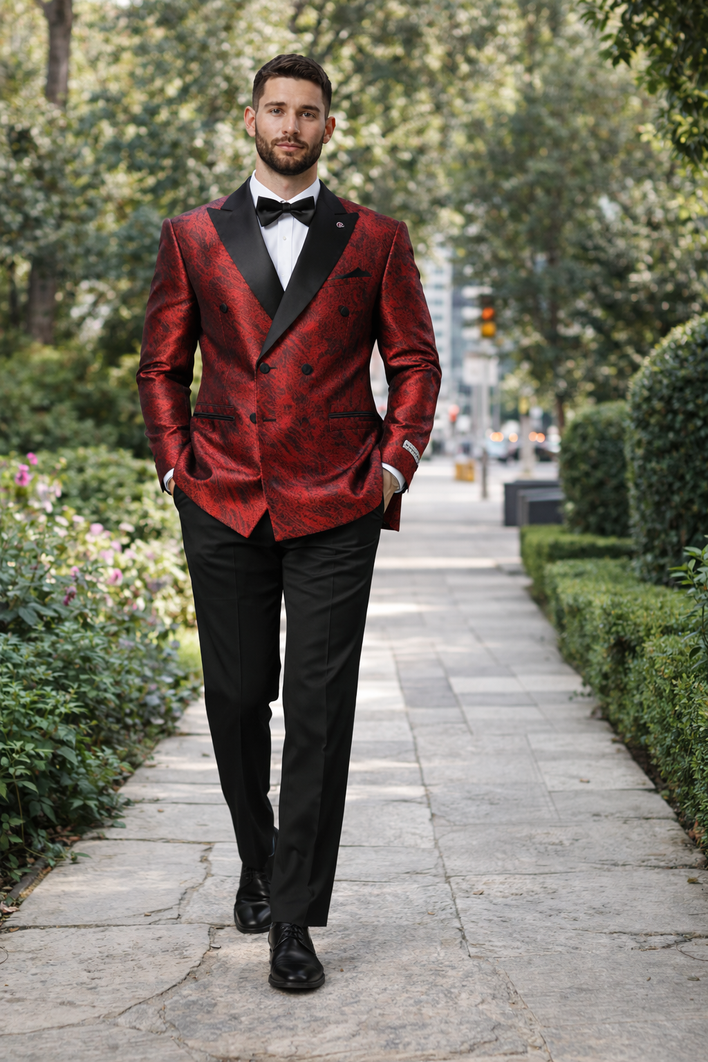 Stacy Adams Men's Hybrid Fit Sport Coat - High Fashion Pattern