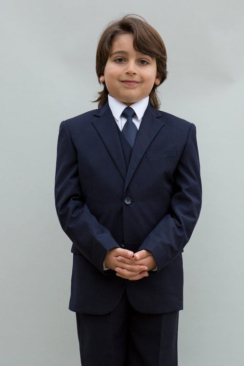 Elliot Kids Navy 5-Piece Suit by Statement