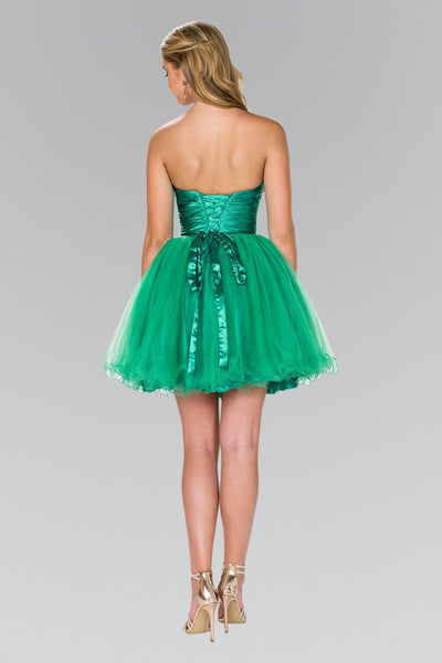 Strapless Sweetheart Tulle Dress by Elizabeth KGS1050