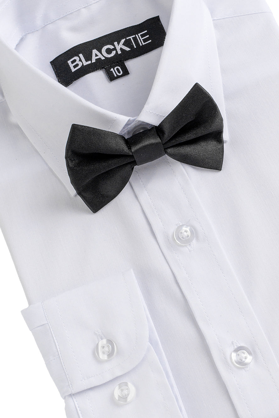 Kingston Kids Onyx Black Tuxedo (5-Piece Set) by BLACKTIE