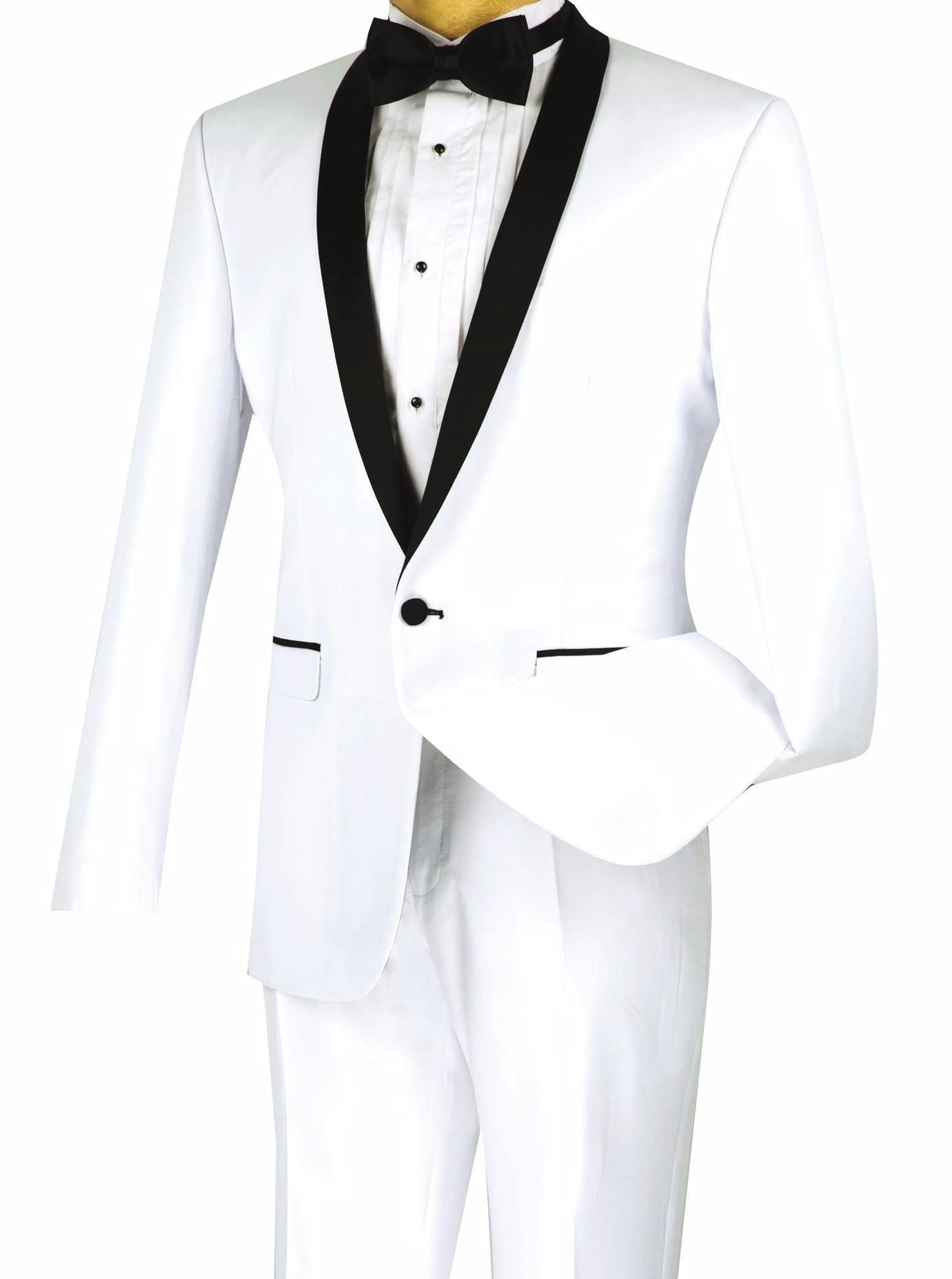 Royale Collection - Regular Fit 2 Piece Tuxedo in Gray by Vinci