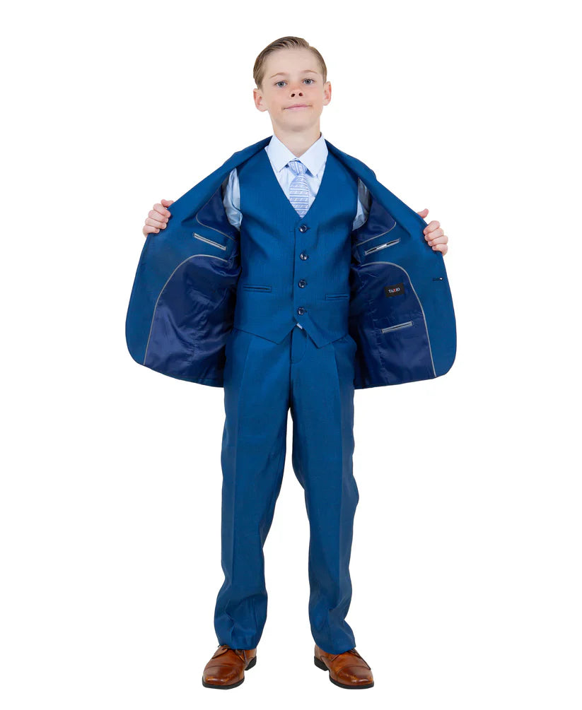 Boys Blue Suit in Modern Fit