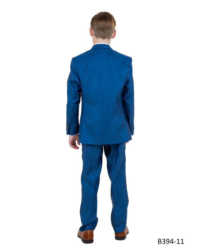 Boys Blue Suit in Modern Fit