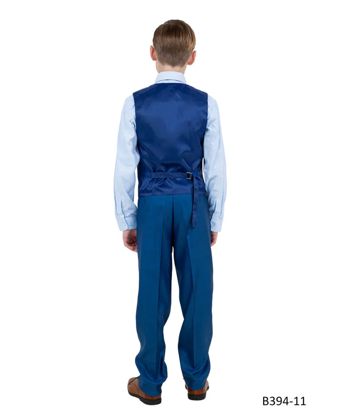 Boys Blue Suit in Modern Fit
