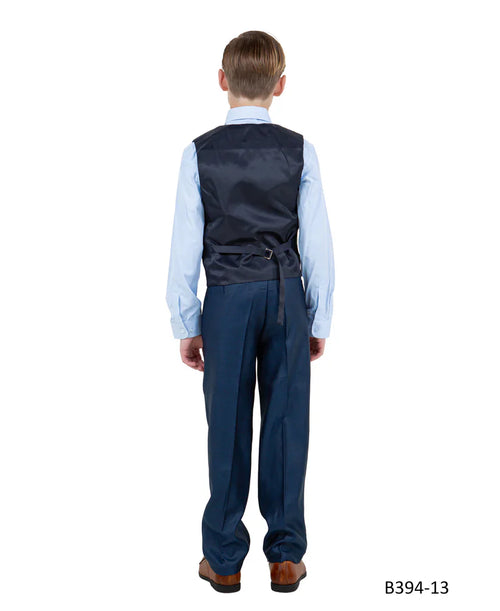 Dapper Navy Boys Suit in Modern Fit - Toddler Style