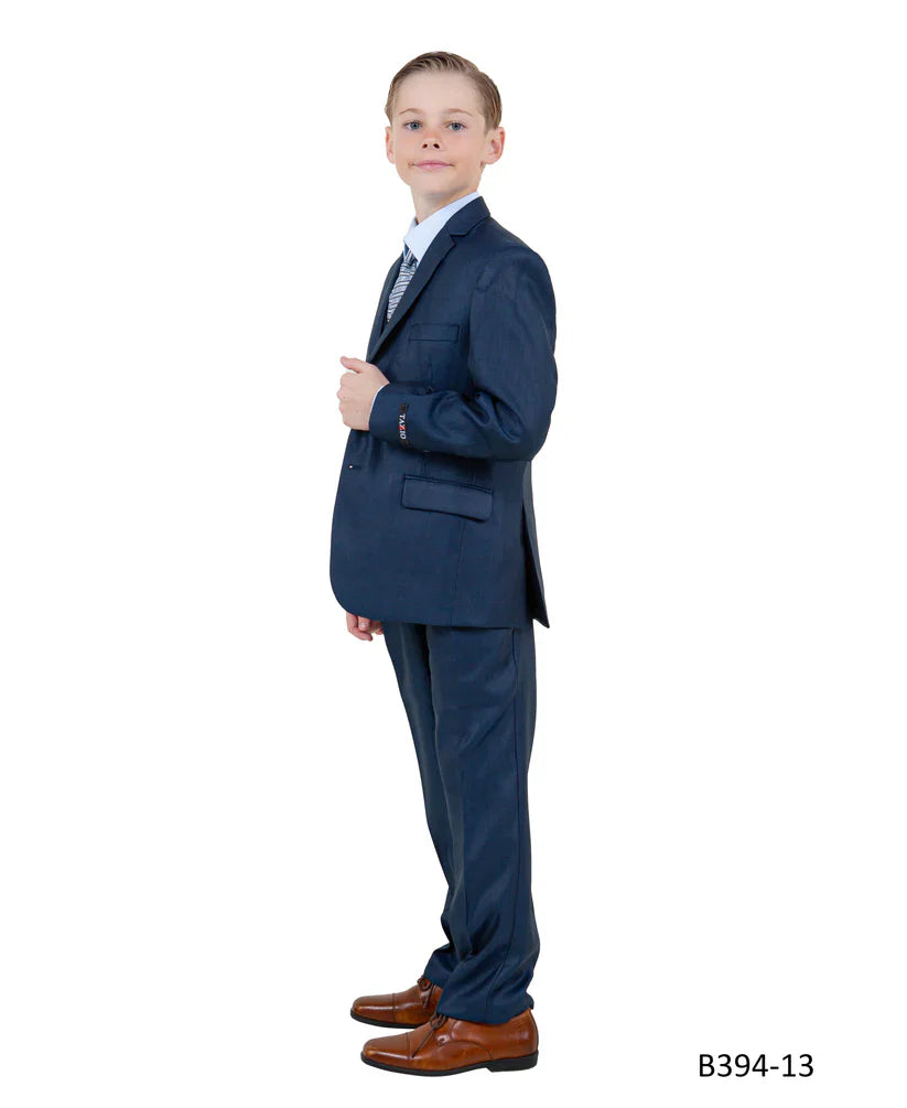 Dapper Navy Boys Suit in Modern Fit - Toddler Style