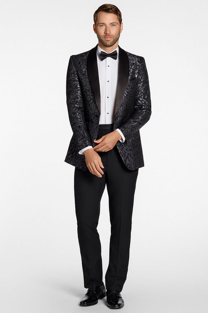 Creed Black Shawl Tuxedo Jacket (Separates) by Ted Stanford