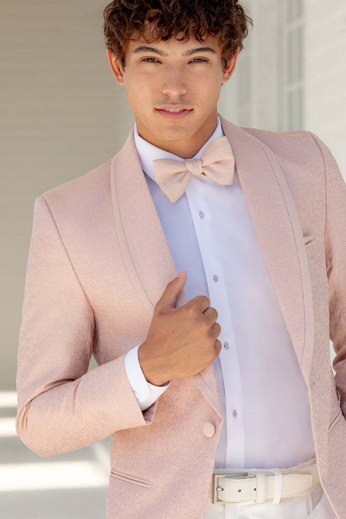 Night Vine Blush Shawl Tuxedo Jacket (Separates) by Ted Stanford