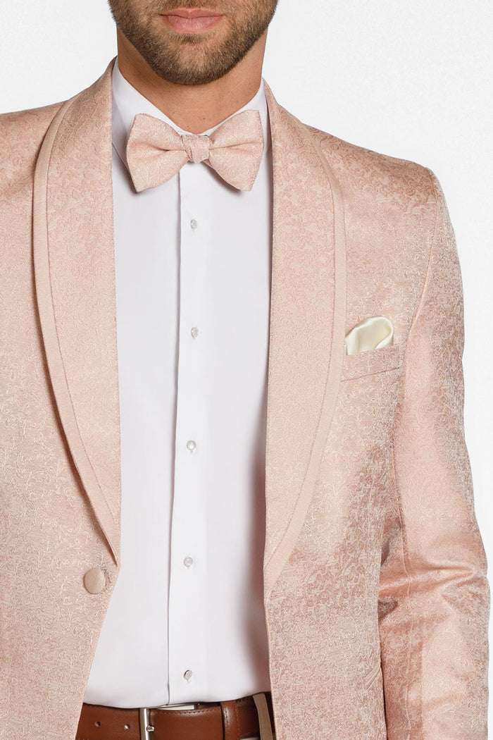 Night Vine Blush Shawl Tuxedo Jacket (Separates) by Ted Stanford