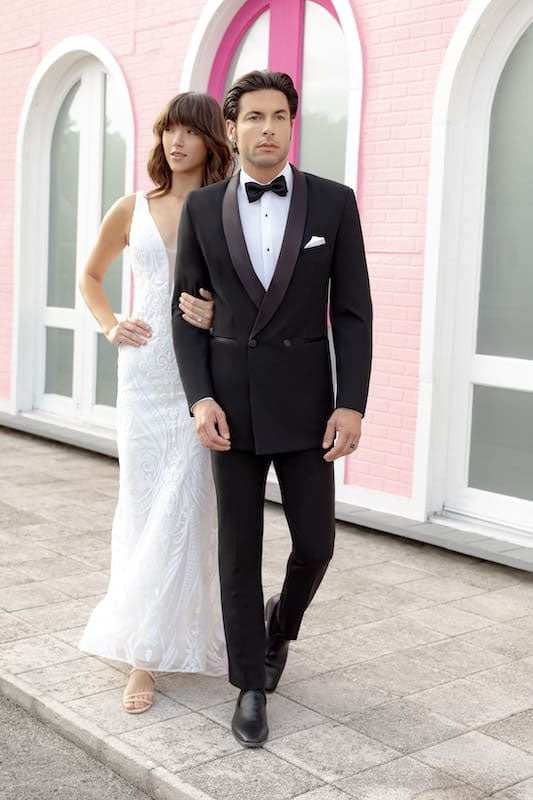 Park Lane Black Shawl DB Tuxedo Jacket (Separates)