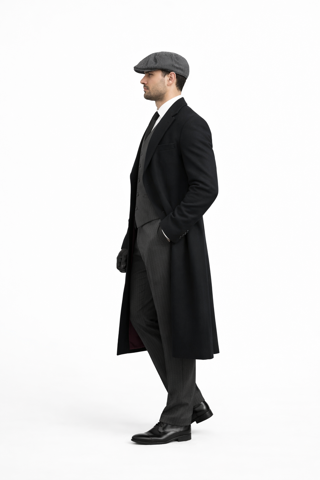 Thomas Shelby Peaky Blinders Gray Wool Suit