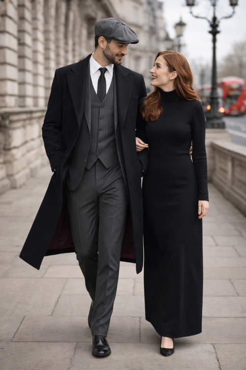 Thomas Shelby Peaky Blinders Gray Wool Suit