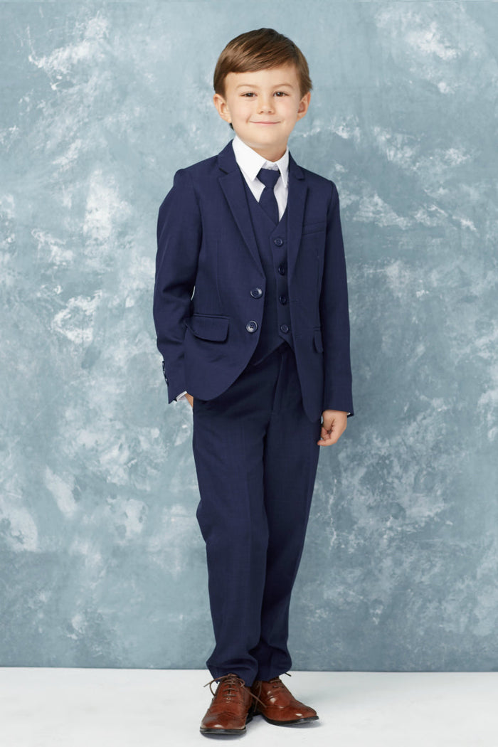 Stanford Kids Navy Suit 5-Piece Set