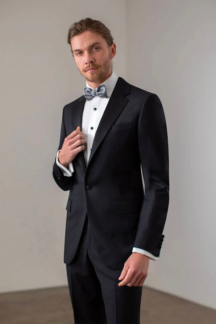Trend Black 1-Button Notch Tuxedo (2-Piece Set) by Trend