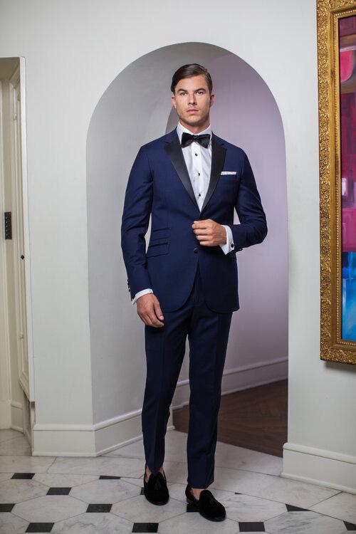 Trend Blue 2-Button Notch Tuxedo (2-Piece Set)