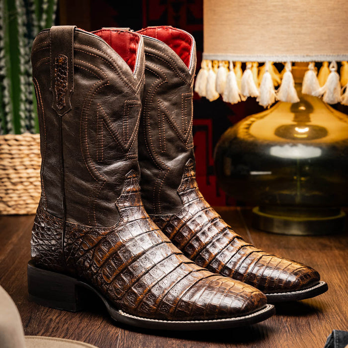 Marco Di Milano Tucson: Aged Brown Leather Luxury Shoe