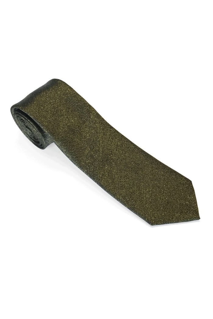 Metallic Gold Necktie by Tux Parkin