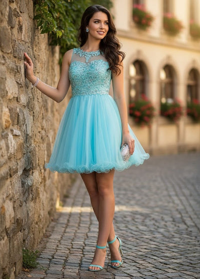 Dama Dresses for Quinceanera in Aqua Style MQ1429 Quince Outfit