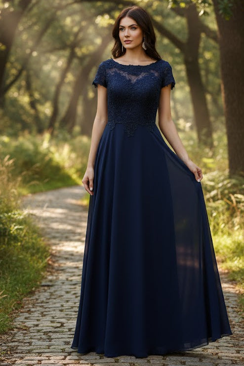 Short Sleeve Mother Of The Bride Dress New Collection