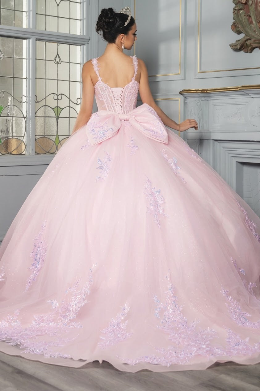 Quinceanera Dress Corset Pleated Embroidered Ball Gown Germoso vestido - Vestidos de 15 años LK269