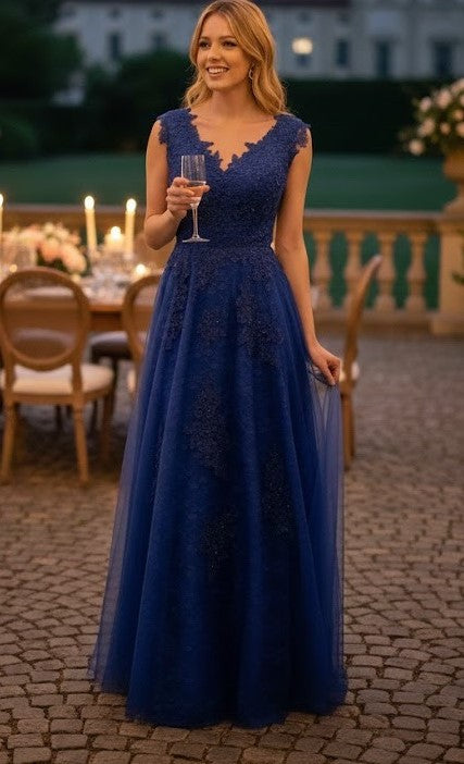 May Queen MQ1799 Special Occasion A-line Embroidered Formal Dress