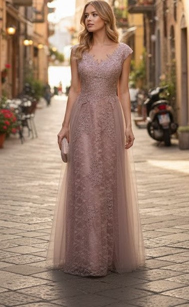 May Queen MQ1799 Special Occasion A-line Embroidered Formal Dress